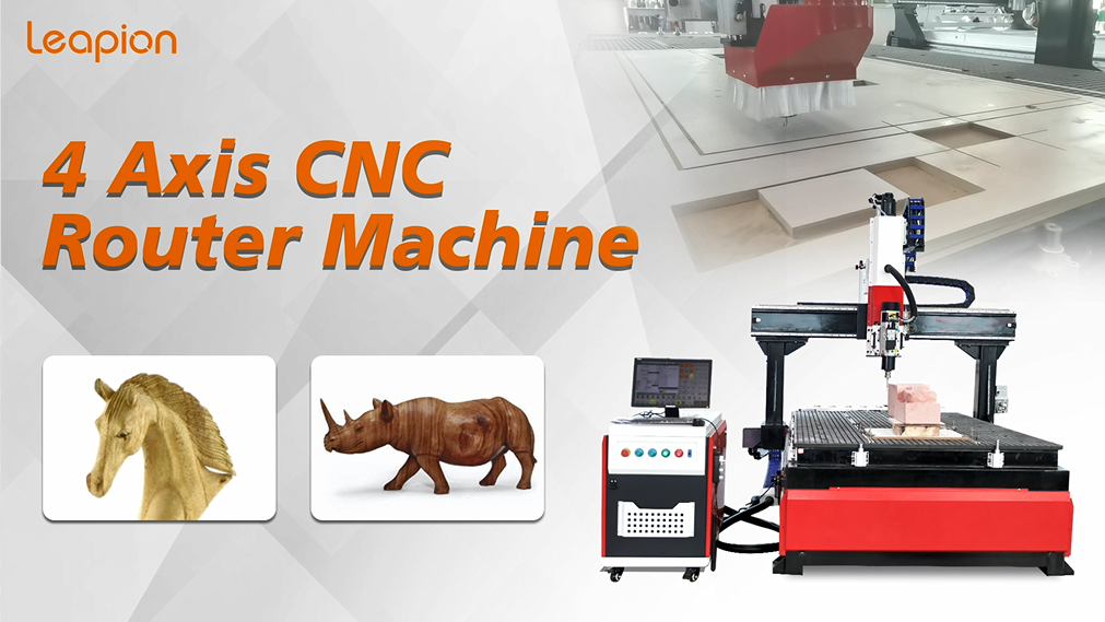 Leapion 4 Axis CNC маршрутизатор 2040